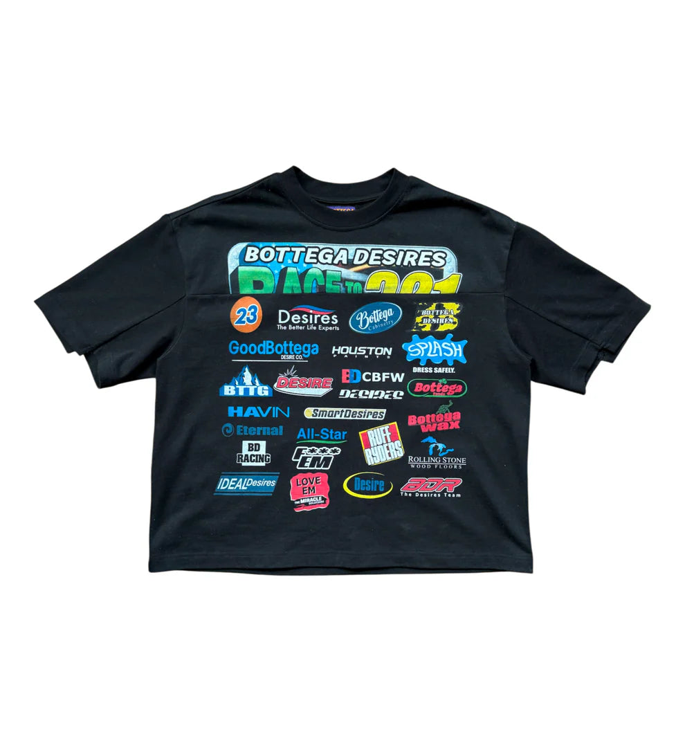 Bottega Desires Race T-Shirt (Black)