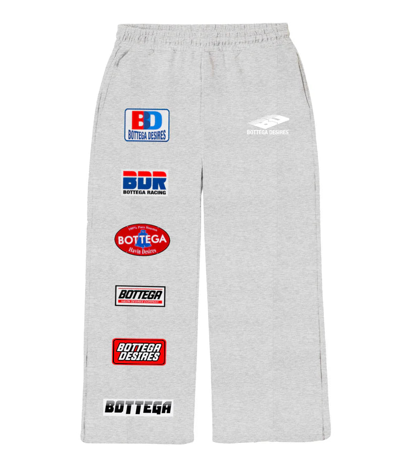 Bottega Desires Bdr Patches Sweats (Gray)