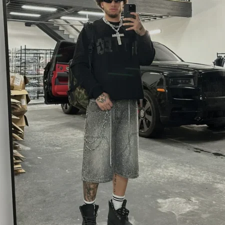 Bottege Desires War Long Sleeve T-Shirt (Black)