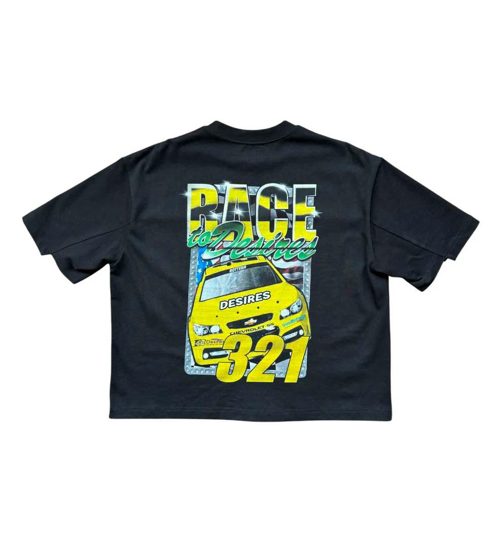 Bottega Desires Race T-Shirt (Black) - Image 2
