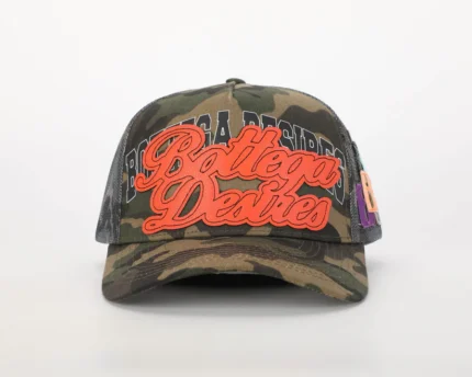 Bottega Desires Trucker Hat (Camo)