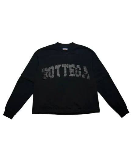 Bottege Desires War Long Sleeve T-Shirt (Black)