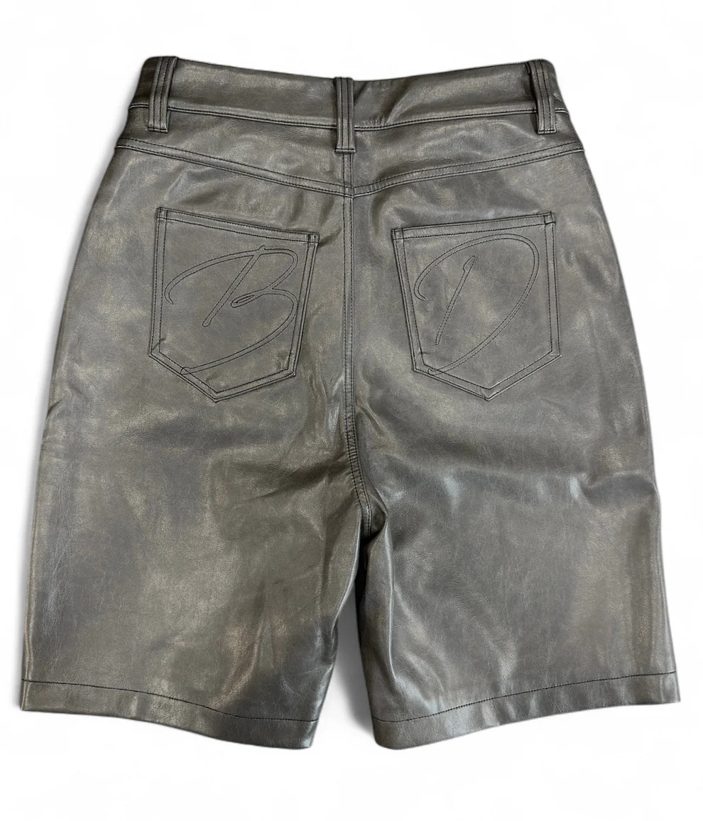 Bottega Desires Leather Shorts - Image 2